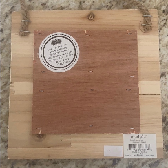 Brand new mudpie picture frame - Picture 3 of 3